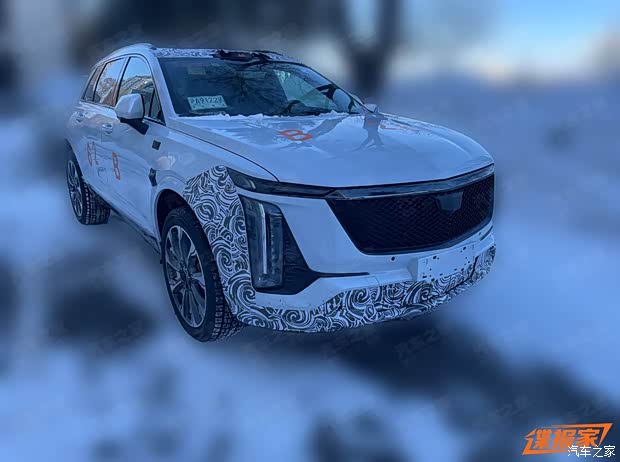 配备激光雷达和充电接口 新款凯迪拉克XT5谍照曝光